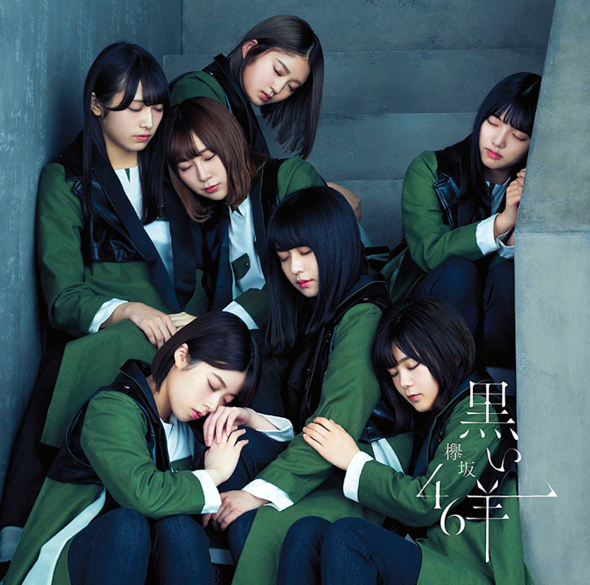欅坂46 シングル「黒い羊」ジャケット - WORK | 株式会社サンク 